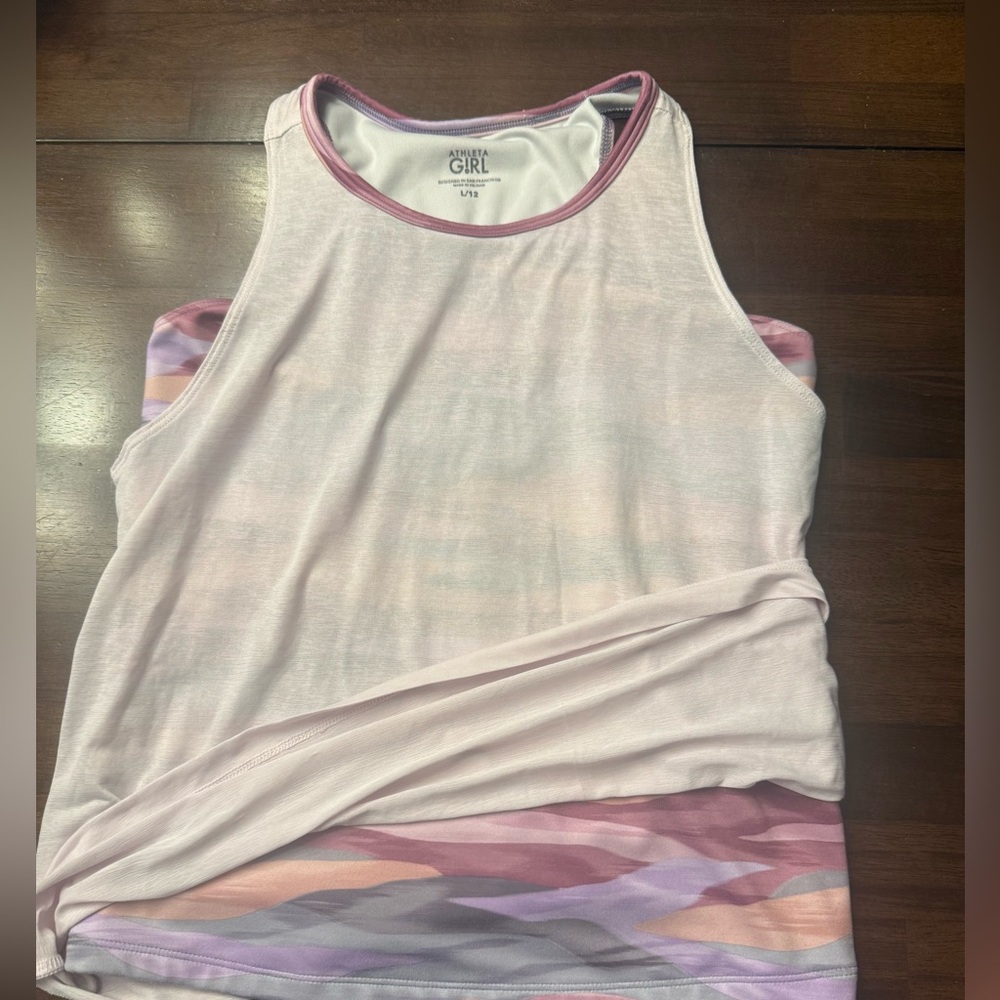 'Athleta Girl double layer tank - size Large/12
